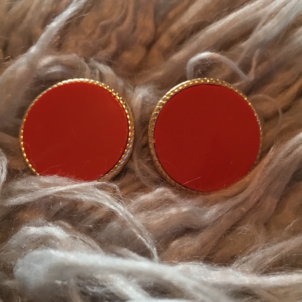 Round Clip-On Earrings